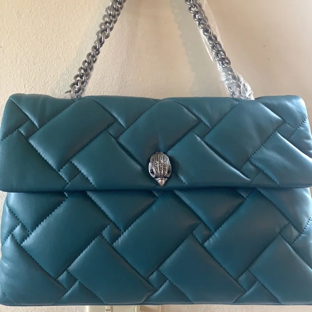 Kurt Geiger London Kensington XXL KENSINGTON  Soft Quilted Leather Shoulder Bag - Picture 7 of 11